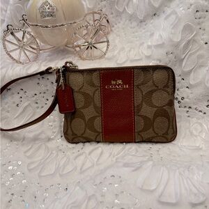 COACH NEW YORK Signature Wristlet